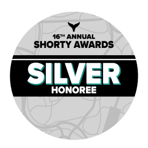 Shorty Award Silver Honoree